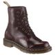 Schnürboots DR. MARTENS "1460 Vegan" Gr. 39, rot (dunkelrot) Damen Schuhe Schnürstiefeletten