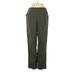 Croft & Barrow Casual Pants - Low Rise: Green Bottoms - Women's Size 2