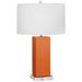 Robert Abbey Harvey Pumpkin Glazed Ceramic Table Lamp