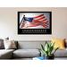 East Urban Home 'Independence II' By Stocktrek Images Graphic Art Print on Wrapped Canvas Paper/Metal in Black/Gray/White | Wayfair