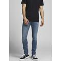 Slim-fit-Jeans JACK & JONES "TIM ORIGINAL" Gr. 36, Länge 34, blau (blue, denim) Herren Jeans Slim Fit