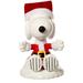 Kurt Adler Peanuts Santa Snoopy Tree Topper Plastic in Red/White | 8 H x 10 W x 20 D in | Wayfair PN9211