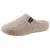 Pantoffel VERBENAS "YORK GALES", Damen, Gr. 38, beige, Textil, klassisch, Schuhe, Pantoffel, Hausschuh, Homeslipper zum Schlupfen