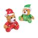 The Holiday Aisle® 12 Piece Plush Bears w/ Santa Hat Toys Set | 11 H x 8.5 W x 4.5 D in | Wayfair 0BE96685F6EA42A186E892A9F5671769