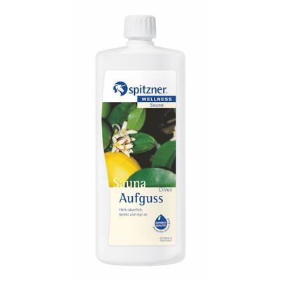 Saunaaufguss Citrus 1 Liter Sauna Aufguss herb-säuerlich 1000 ml - Spitzner