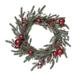 Transpac Metal 24 in. Multicolored Christmas Ornament and Acorn Wreath - Multi