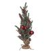 Transpac Metal 24 in. Green Christmas Ornament and Acorn Tree