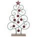 Transpac Metal 18.5 in. Multicolored Christmas Bell Tree Decor - Red, Green - 11.75" x 3" x 18.5"