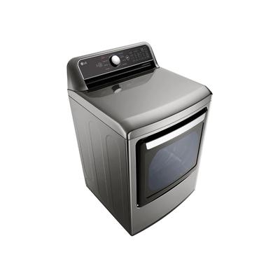 LG LG DLG7401VE 7.3 cu. ft. Ultra Large Capacity Smart wi-fi Enabled Rear Control Gas Dryer- Graphite Steel