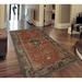 Noori Rug Vintage Distressed Marlow Rust/Charcoal Runner - 4'3" x 7'7"