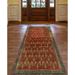 Noori Rug Fine Vintage Distressed Aygul Rust/Burgundy Runner - 4'0" x 8'5"