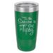 Susquehanna Glass Season To Get Tipsy Green Insulated Tumbler & Lid Stainless Steel in Gray/Green | 6.875 H in | Wayfair WAY-7215-4760