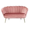 SalesFever »Marisco« Muschelsofa rosa Rose