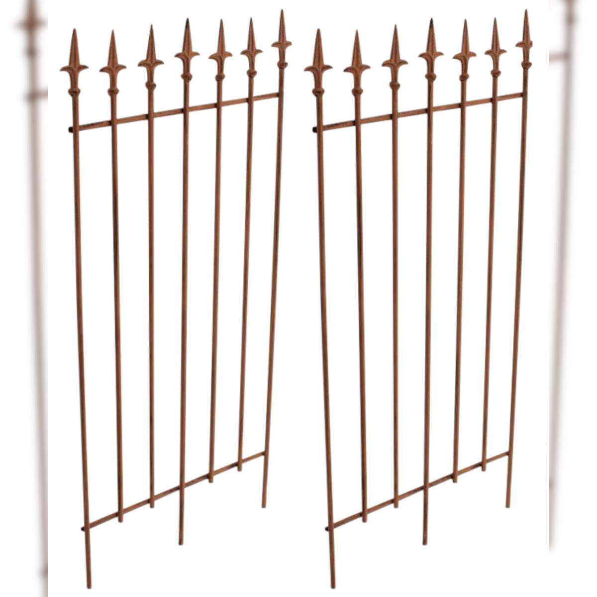 CLP 2er Set Rankgitter Elisa 100 x 50 cm antik braun Image