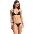 SEAFOLLY Damen Bikinihose Sea Dive Tie Side Rio Pant, Größe 36 in Schwarz