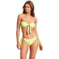 SEAFOLLY Damen Bikinihose Portofino Hipster Tie Side, Größe 38 in Grün