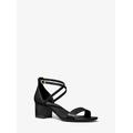 Michael Kors Serena Flex Leather Sandal Black 6