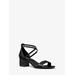 Michael Kors Serena Flex Leather Sandal Black 6