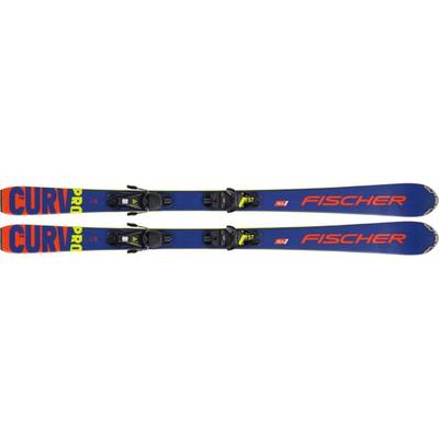 FISCHER Kinder Racing Ski THE CURV PRO JRS + FJ7 CA JRS, Größe 140 in Schwarz