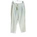 Anthropologie Pants & Jumpsuits | Anthropologie Womens Size 12 Peach White Striped High Rise Belted Linen Pants | Color: White | Size: 12