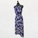 Athleta Dresses | Blue And White Print Resort Dress, Athleta, Size Xxs | Color: Blue/White | Size: Xxs