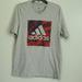 Adidas Shirts | Adidas T-Shirt Men's Large | Color: Gray/Red | Size: L