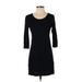 Mossimo Supply Co. Casual Dress - Sheath: Black Print Dresses - Women's Size Small