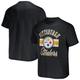 "Men's NFL x Darius Rucker Collection by Fanatics Black Pittsburgh Steelers Stripe T-Shirt"
