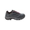 Trekkingschuh JACK WOLFSKIN "REBELLION TEXAPORE LOW W", Gr. UK 7,5 - EU 41, Normalschaft, grau (mittelgrau), Main Material Second Material Lining Sole 100% Rubber/ EVA, Schuhe