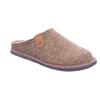 Pantoffel ROHDE "LUCCA", Damen, Gr. 38, braun (hellbraun, meliert), Filz, klassisch, Schuhe, Clog, Hausschuh, Homeslipper in melierter Optik