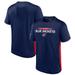 Men's Fanatics Branded Navy/Red Columbus Blue Jackets Authentic Pro Rink Tech T-Shirt