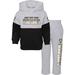 Toddler Heather Gray/Black Army Black Knights Playmaker Pullover Hoodie & Pants Set