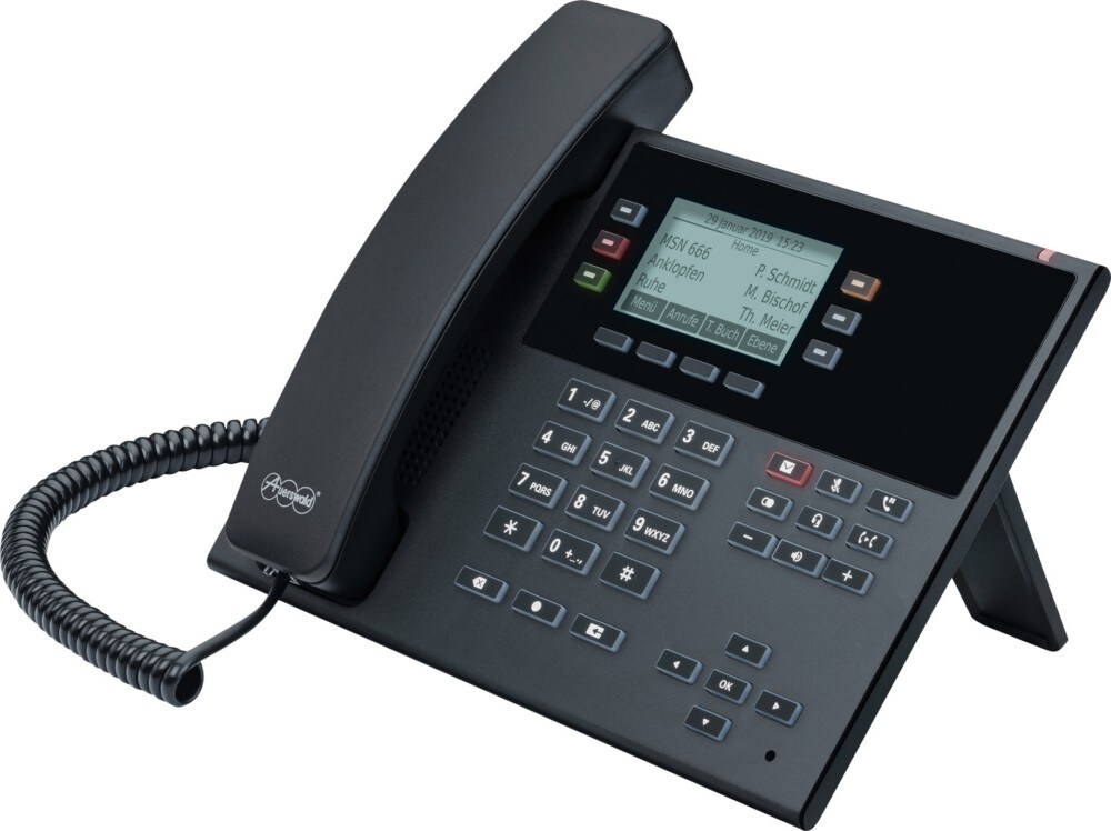 Auerswald COMfortel D-210 SIP-Telefon, mit Erweiterungsoption
