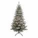 Kurt Adler 6' H Green Artificial Pine Flocked/Frosted Christmas Tree w/ 400 Lights in Green/White | 42 W in | Wayfair TR71600FPLC