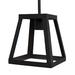 Union Rustic Murray 1 - Light Single Geometric Pendant Metal in Black | 7 H x 7 W x 7 D in | Wayfair UNRS1744 38998366