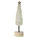 The Holiday Aisle® Wooly Tree, Cotton in Brown/White | 12.75 H x 3.25 W x 3.25 D in | Wayfair EB821B1299D04029B62FDFF45785AEFD