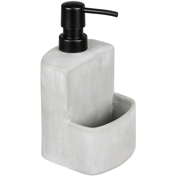 Wenko Spülmittelspender »Festival« Beton grau, 10x18x10 cm Image
