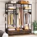 17 Stories 55" Freestanding Wardrobe Rack w/ 2 Drawers in Black | 71.25 H x 55.12 W x 15.75 D in | Wayfair CF0816738F3F4AB79B25B3E87C34D411