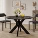 Gracie Oaks Maylon 47.25" Dining Table Wood in Brown | 29.75 H x 47.25 W x 47.25 D in | Wayfair 86788DED059846E3B74D824F0785915B