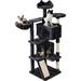 Tucker Murphy Pet™ 57" Chidozie Cat Tree Wood in Black | 57 H x 19.5 W x 19.5 D in | Wayfair 5921EC0DE28B4496A9C1C94771E3AF8C