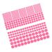 Glow in the Dark Tape Dots,0.2,0.39,0.59inch Dots 407 Glow Dots Pink 1set