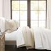 Lush Decor Belgian Flax Prewashed Linen Rich Cotton Blend Duvet Cover 3 Piece Set