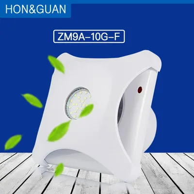 Hon & Guan – extracteur d'air silencieux de 4 pouces pour mur plafond toilettes salle de bains