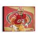 Nick Bosa San Francisco 49ers Stretched 20" x 24" Canvas Giclee Print - Designed by Artist Brian Konnick