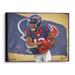 Brandin Cooks Houston Texans Stretched 20" x 24" Canvas Giclee Print - Designed and Signed by Artist Brian Konnick Limited Edition of 25