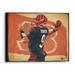 Joe Burrow Cincinnati Bengals Stretched 20" x 24" Canvas Giclee Print - Designed by Artist Brian Konnick