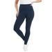 Plus Size Women's Classic Ankle Legging by June+Vie in Navy (Size 30/32)