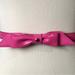 Kate Spade Accessories | Kate Spade Pink Patent Leather Skinny Bow Belt | Color: Pink | Size: S