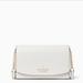 Kate Spade Bags | Kate Spade New York Staci Small Flap Crossbody Parchment White Leather | Color: White | Size: 4.9" H X 7.6" W X 2.1" D