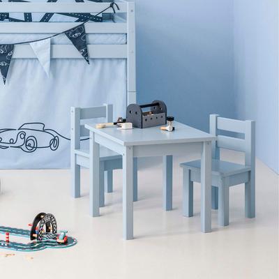 Kindersitzgruppe HOPPEKIDS "MADS Kindersitzgruppe", blau, FSC-zertifizierter Holzwerkstoff, MDF, FSC-zertifiziertes teilmassives Holz, Sitzmöbel-Sets, in vielen Farben, mit einem Stuhl Image